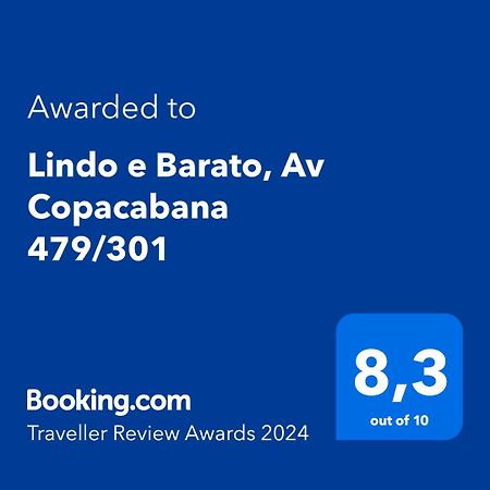 Lindo E Barato, Av Copacabana 479/301 Rio de Janeiro Exteriör bild